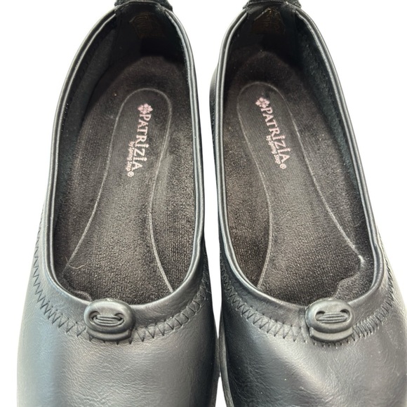 Patrizia By Spring Step Black Vegan Leather Ballet Flat Slip On Comfort Shoe 8.5 - Picture 5 of 14